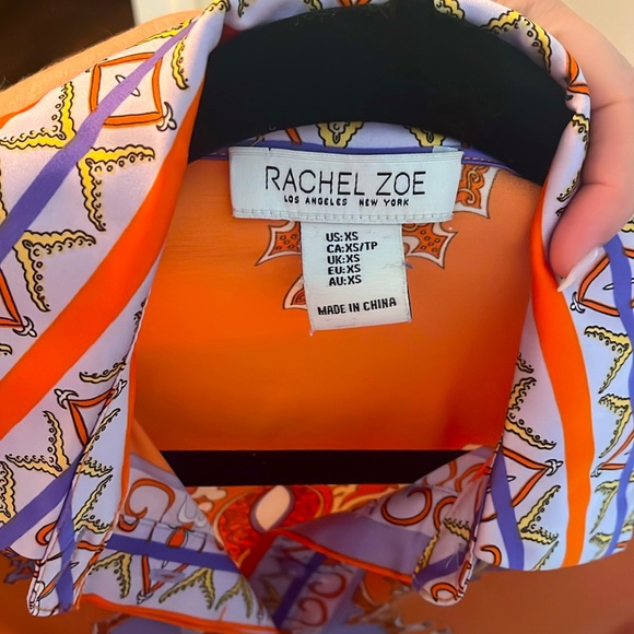 Multicolor scarf print silky blouse - Picture 8 of 8